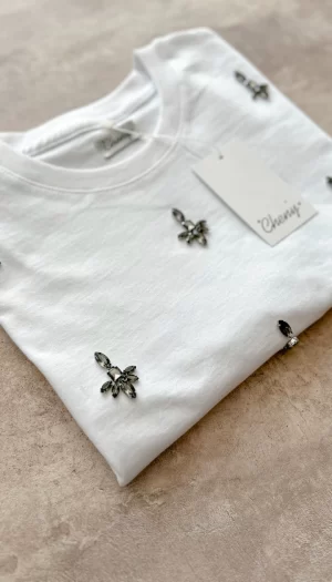 REMERA LALA BLANCA Y NEGRA