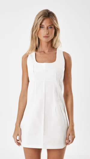 VESTIDO BLANCO CORTO